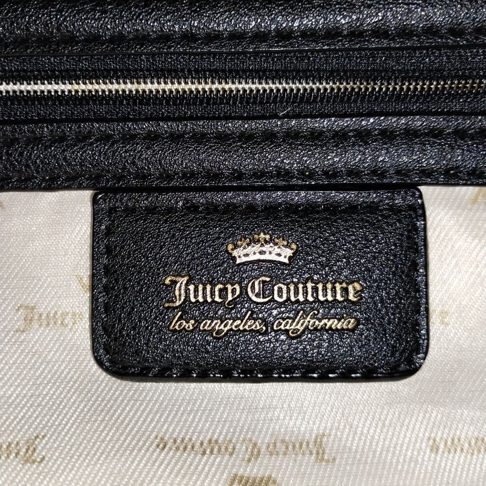 Juicy Couture Classic Black Bag w/Gold Accents - Picture 3 of 14